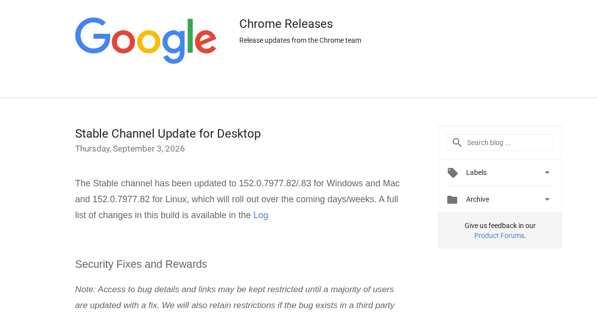 Chrome 出現正在被實際攻擊的重大零日漏洞! Edge、Brave 使用者也要一起更新